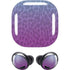 Cheetah Print Purple and Blue Galaxy Buds Pro Skin